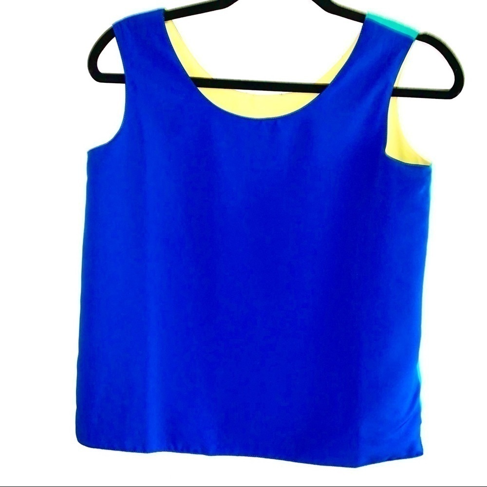 Unbranded Color Block Reversible Tank Top Y2k Blo… - image 2